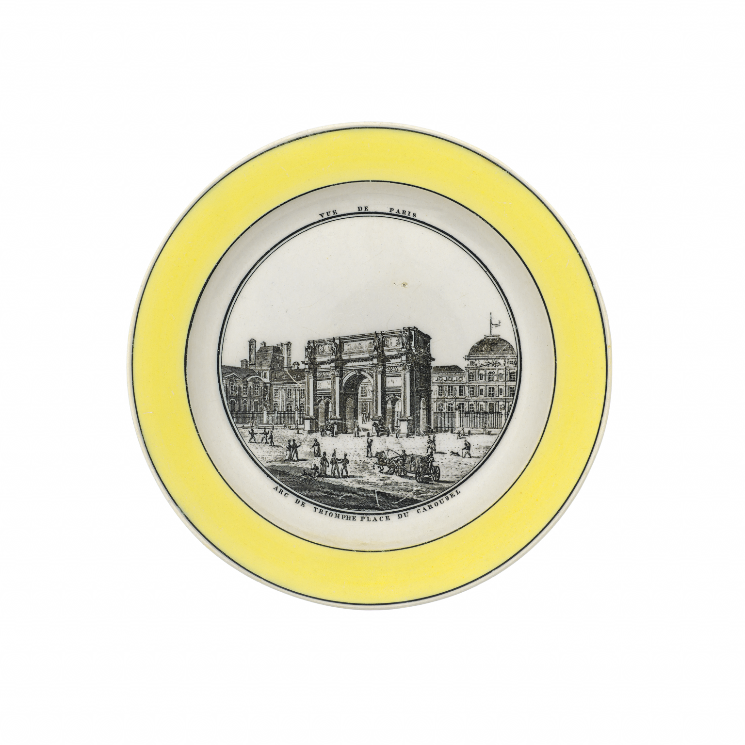 Vue De Paris Decorative Plate