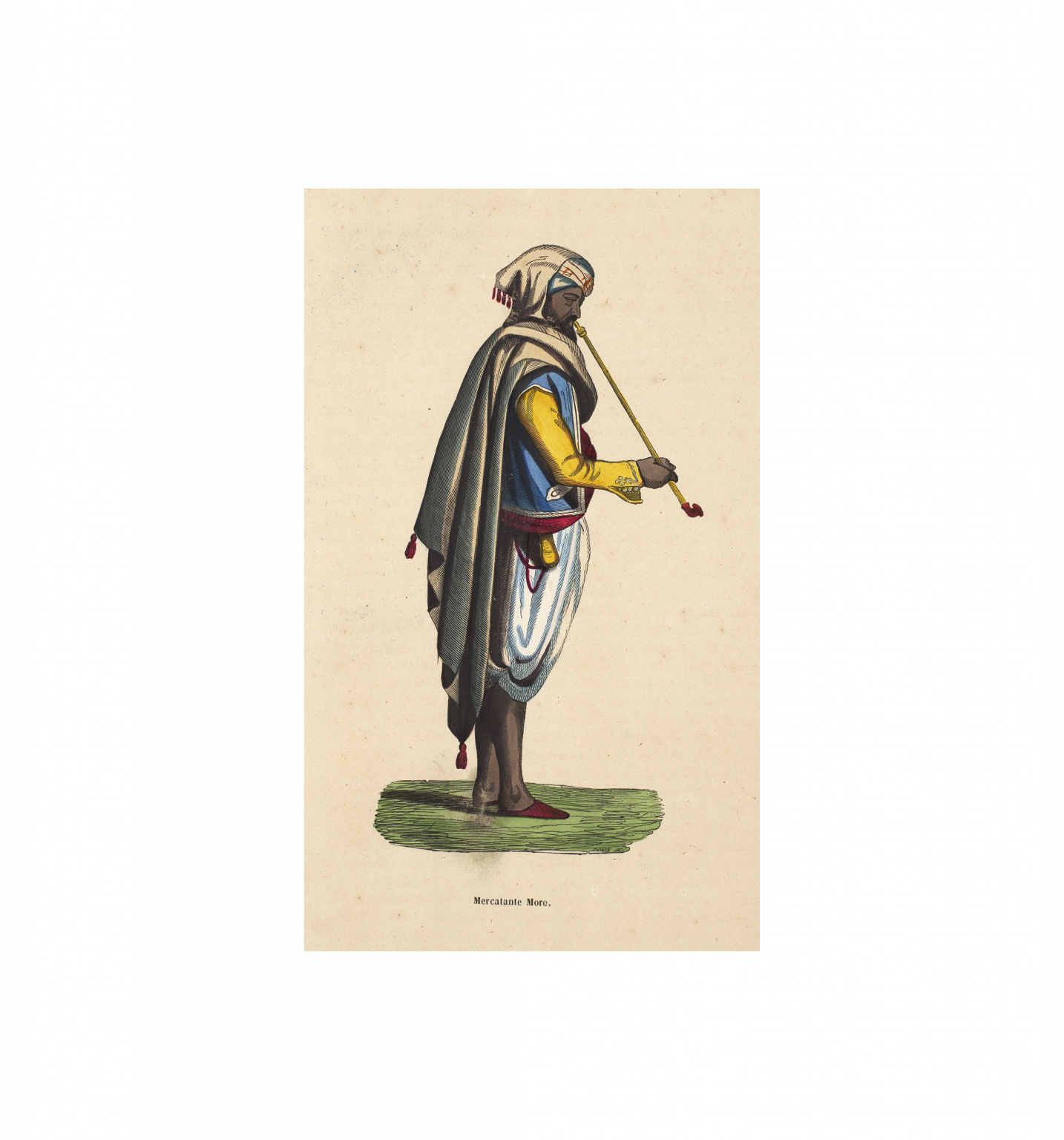 Arabian Merchant Antique Art Print