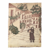 Vintage Spanish Fabric Painting