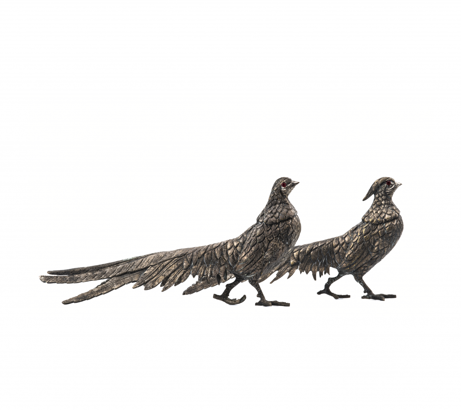 Silvered Table Pheasants