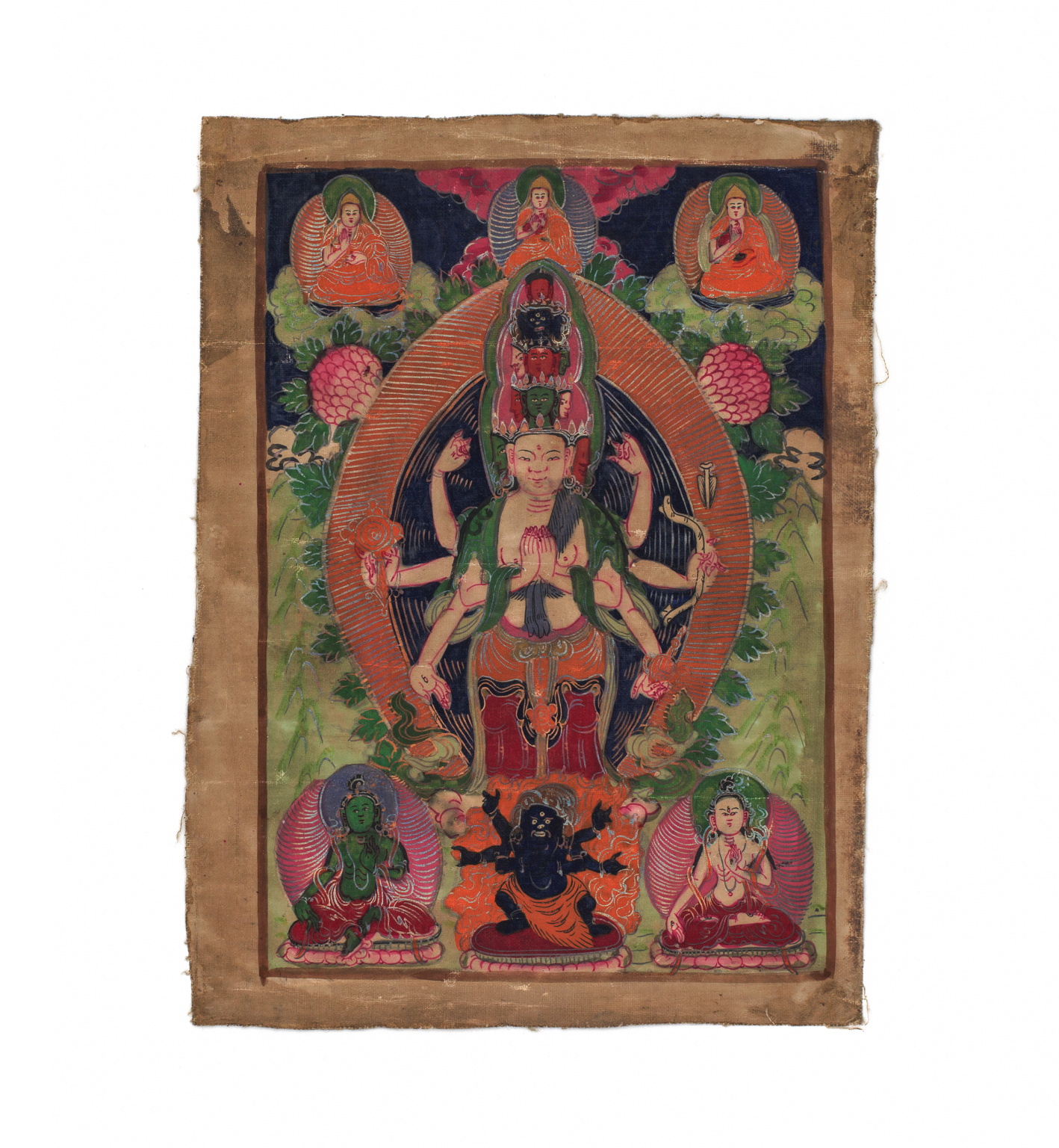 Antique Tibetan Thangka Painting