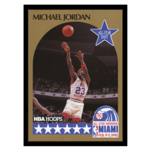 Michael Jordan 1990 NBA Hoops All-Star East #5 #5 Michael Jordan Chicago Bulls Basketball Card