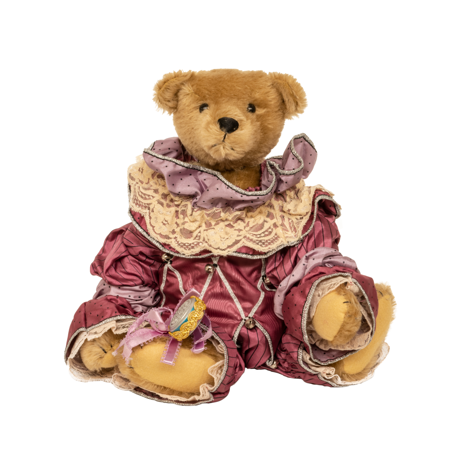 Vintage Gorham Court Jester Teddy Bear