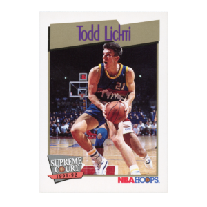 Todd Lichti Supreme Court 1991-92 NBA Hoops