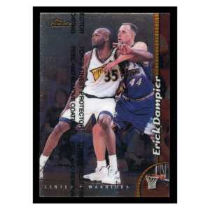 Erick Dampier 1999 Topps Finest #186 Golden State Warriors Basketball Card