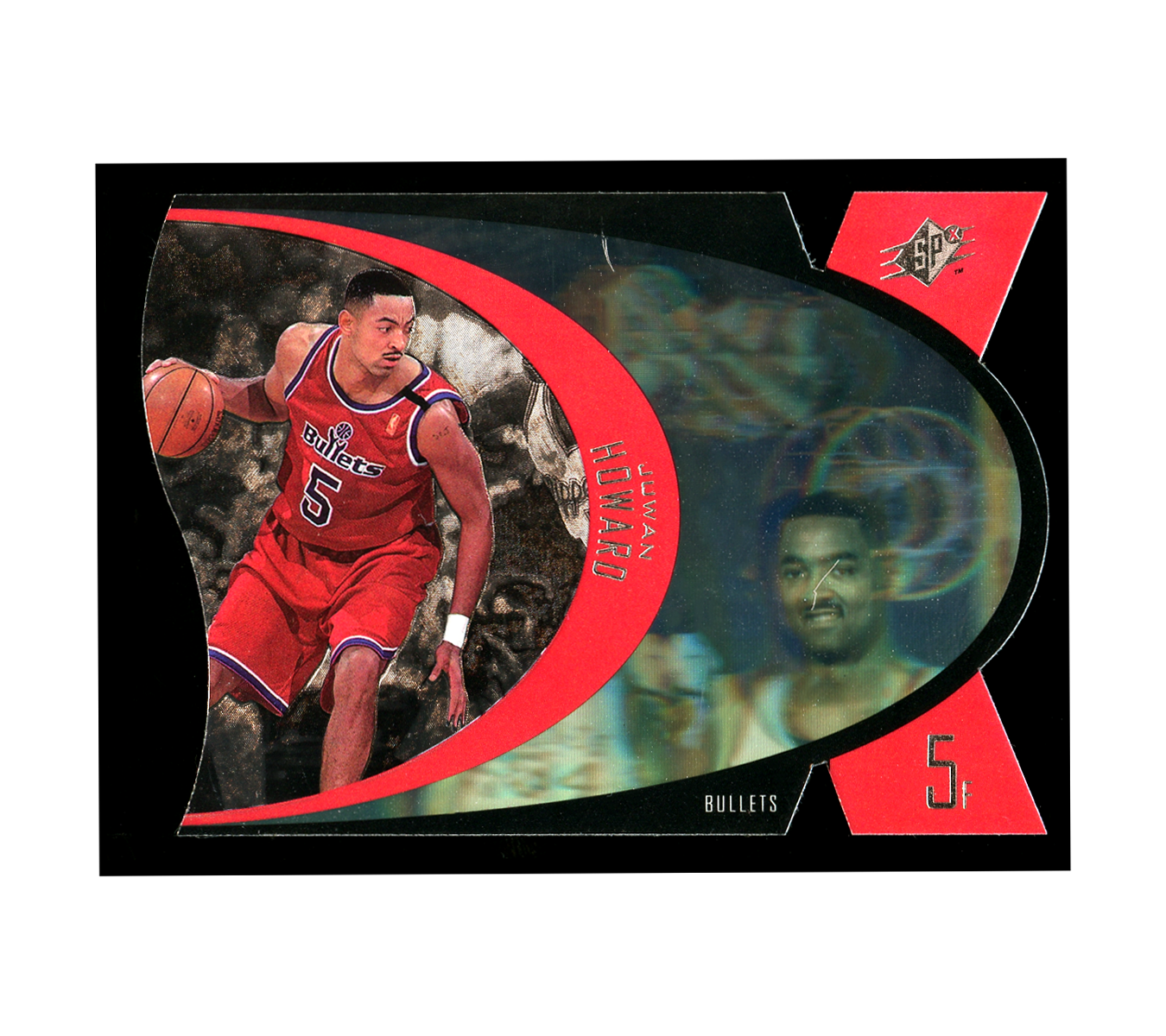  Juwan Howard 1995-96 SP Holoview Washington Bullets