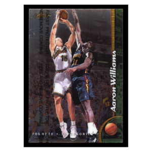 Aaron Williams 1999 Topps Finest #189 Seattle Supersonics Basketball Card