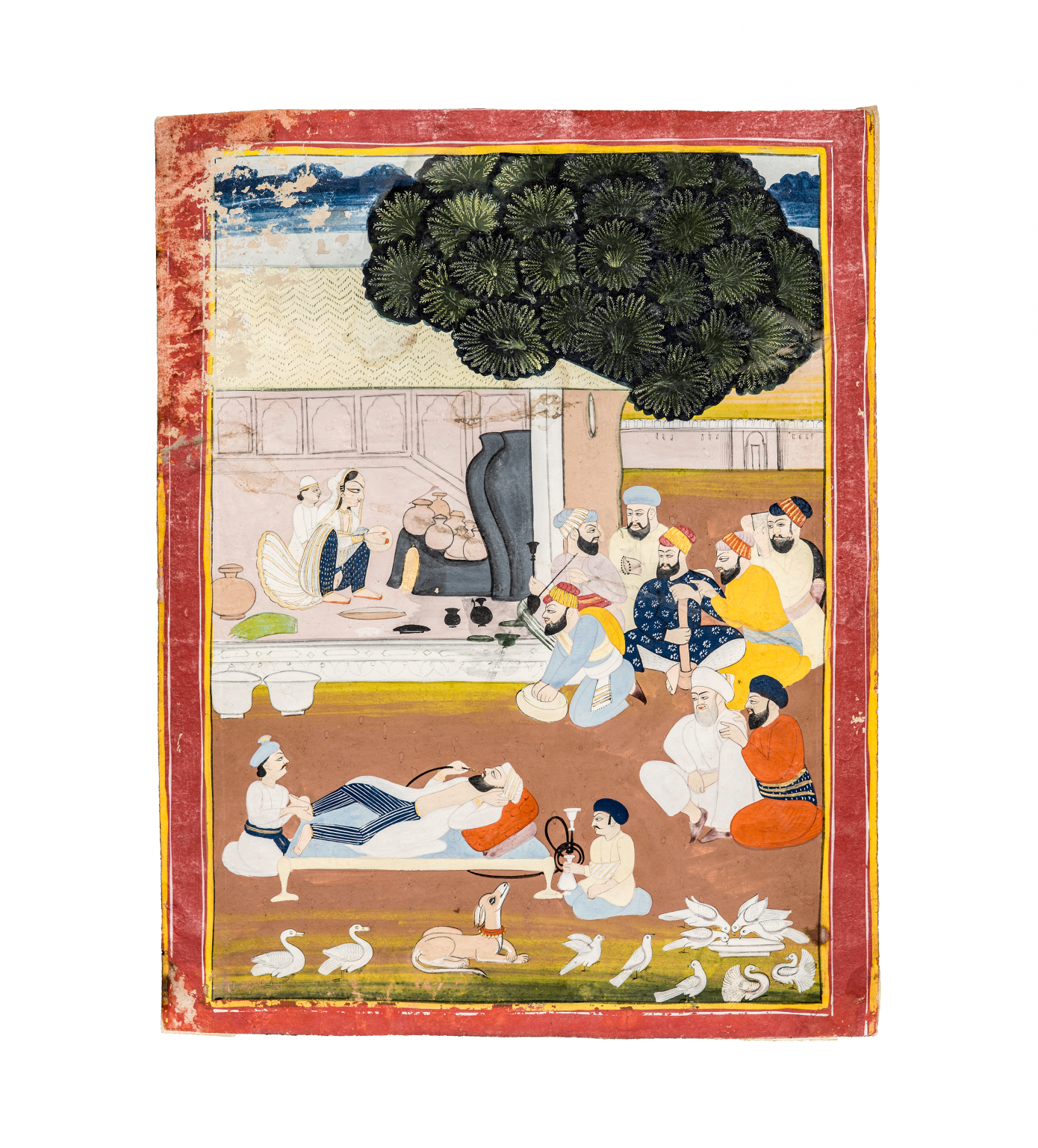 Mughal Style Indian Court Painting