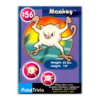 Mankey 56 Burger King Pokemon Card