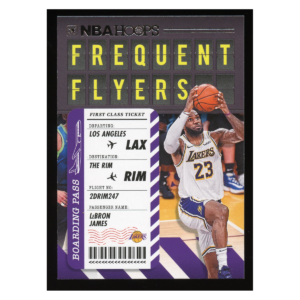 LeBron James NBA Hoops Frequent Flyers Panini 2020-21