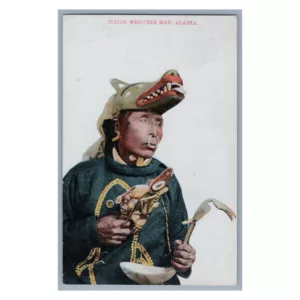 Indian Medicine Man Vintage Postcard