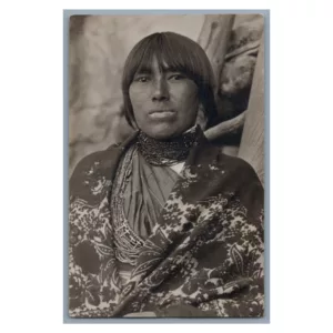 South West Native American Woman Photograph Vintage Postcard