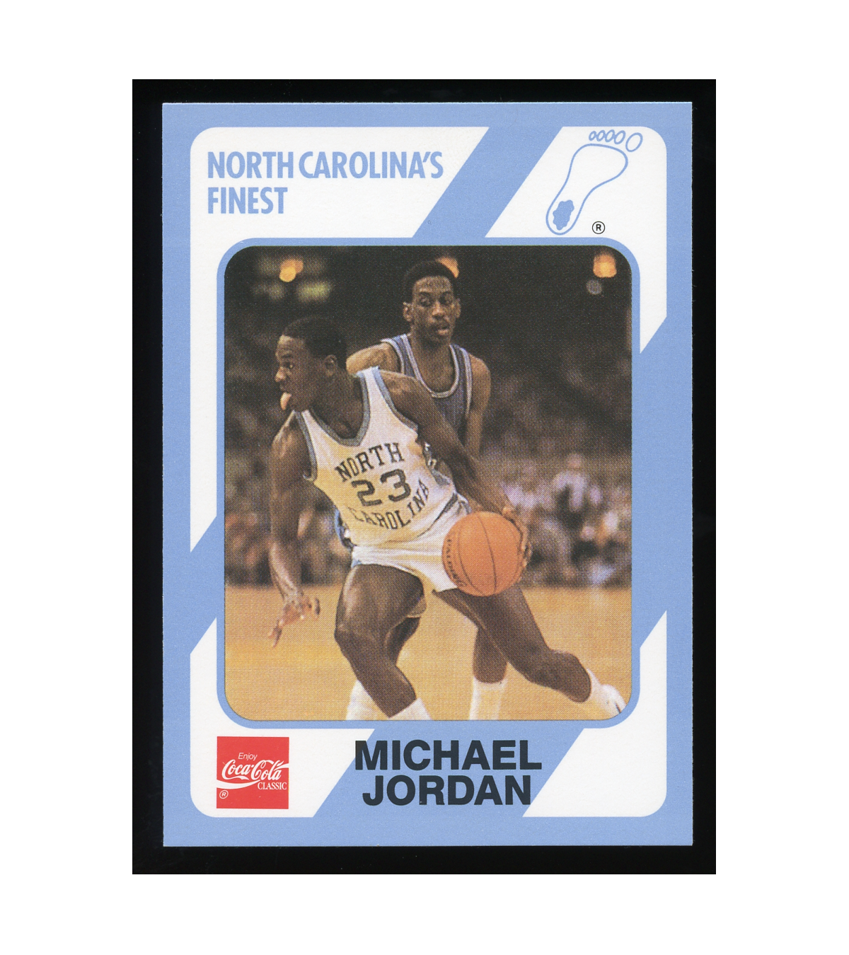 michael jordan north carolina card