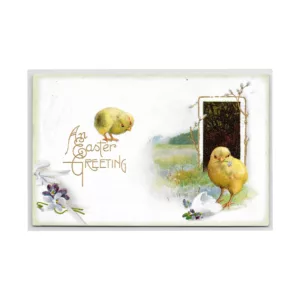 Easter Greeting Vintage Postcard