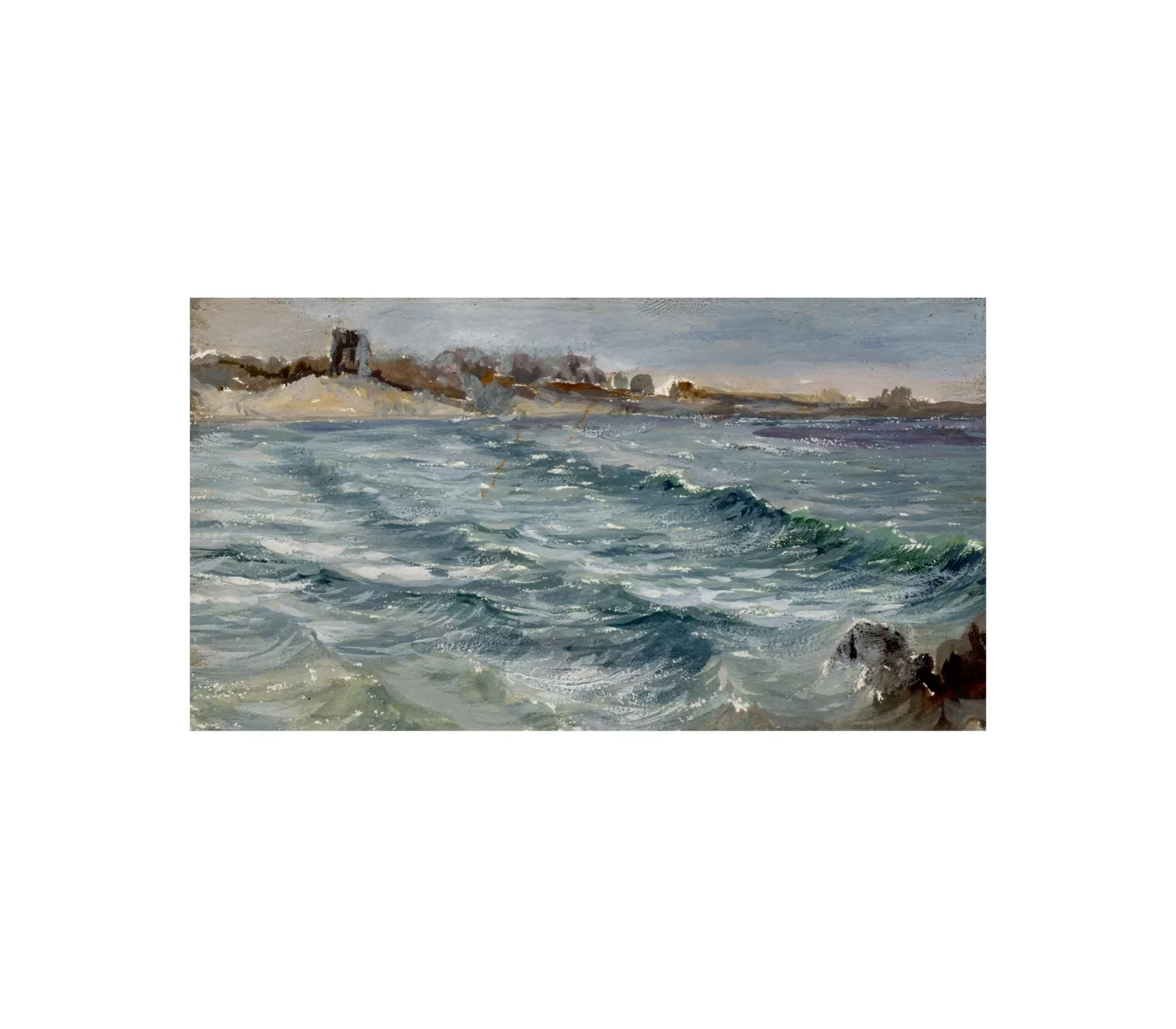 Rhode Island Coastal Watercolor Painting