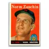 Norm Zauchin Washington Senators 1958 Topps