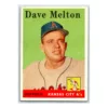 Dave Melton Kansas City A's 1958 Topps