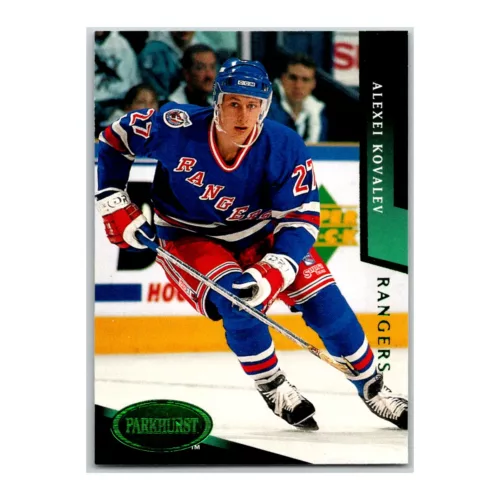 Alexei Kovalev New York Rangers Emerald Ice Parkhurst 1993