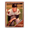 Bob Nieman Cleveland Indians 1962 Topps