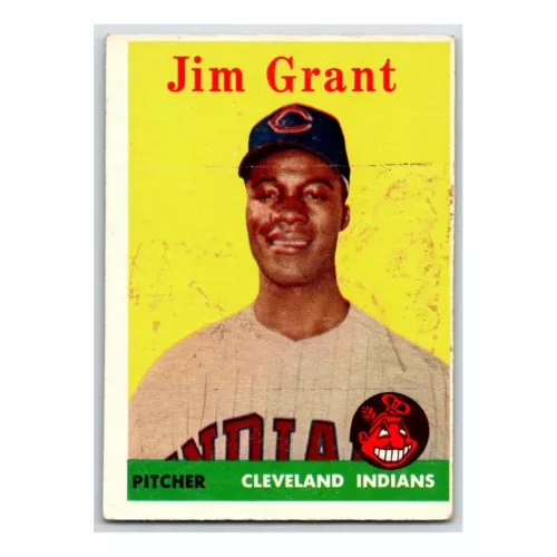 Jim Grant Cleveland Indians 1958 Topps
