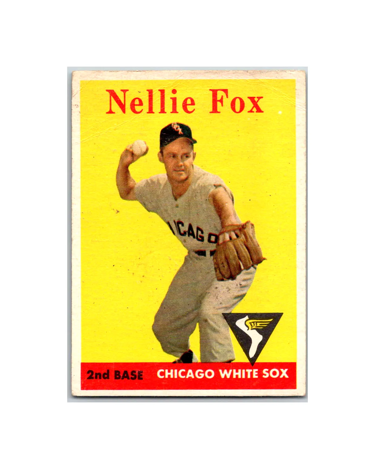 Chicago White Sox Player Nellie Fox Canvas Print