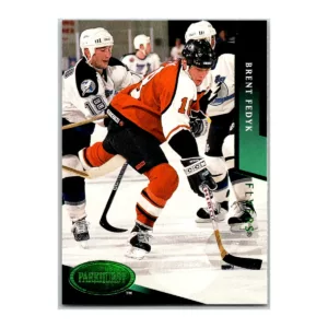 Brent Fedyk Philadelphia Flyers Emerald Ice Parkhurst 1993