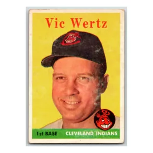 Vic Wertz Cleveland Indians 1958 Topps