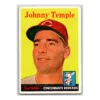 Johnny Temple Cincinnati Redlegs 1958 Topps