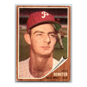 Don Demeter Philadelphia Phillies 1962 Topps