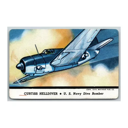 Curtiss Helldiver U.S. Diver Fighting Plane Cracker Jack Card