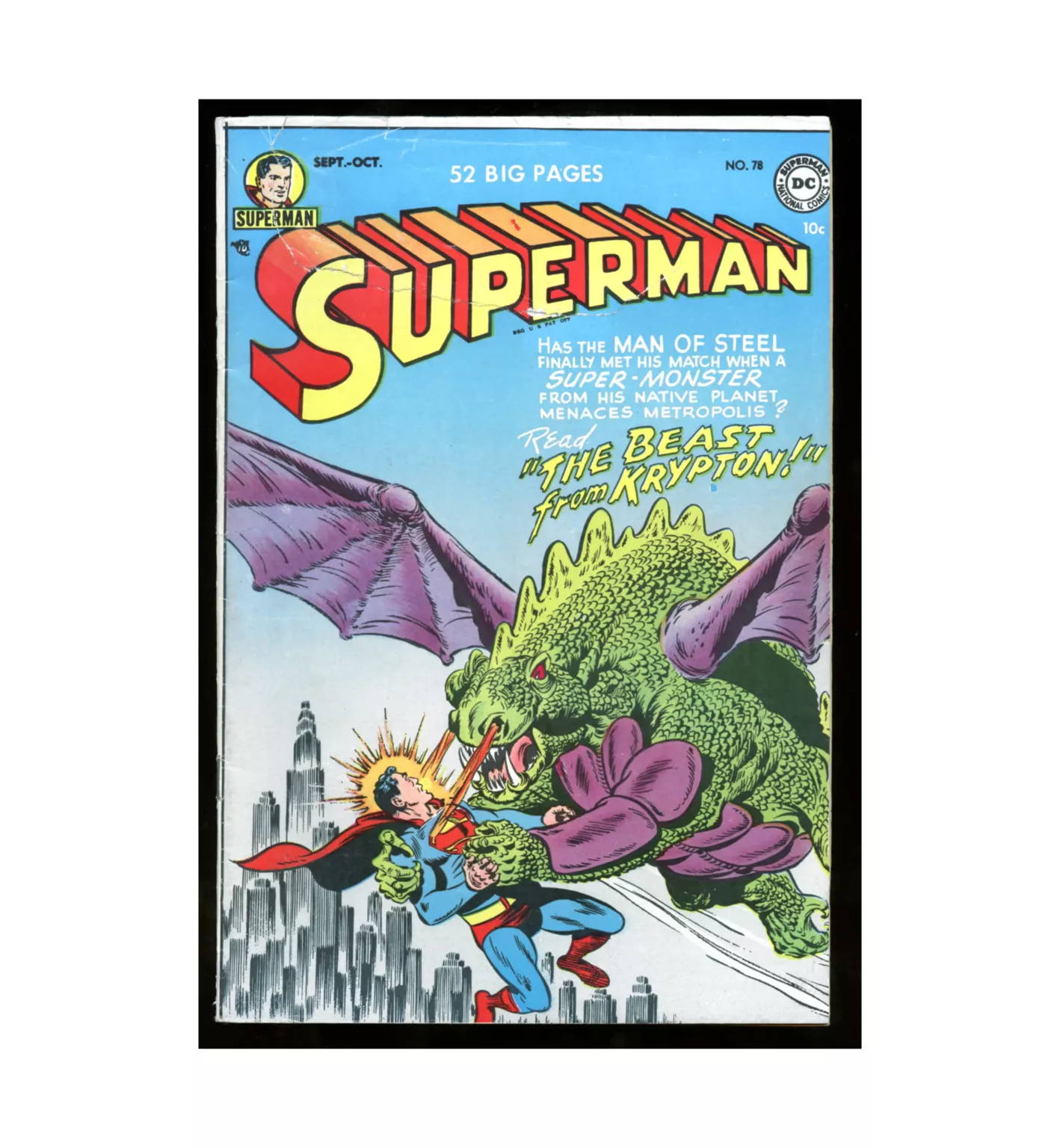 Superman #78 1952 DC Comics