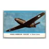 North American Apache United States Fighting Plane Cracker Jack Card