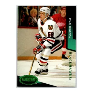 Ivan Droppa Chicago Blackhawks Emerald Ice Parkhurst 1993