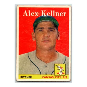 Alex Kellner Kansas City A's 1958 Topps