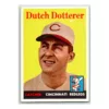 Dutch Dotterer Cincinnati Redlegs 1958 Topps