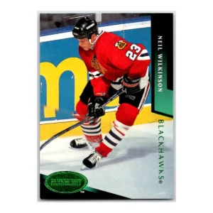 Neil Wilkinson Chicago Blackhawks Ice Parkhurst 1993