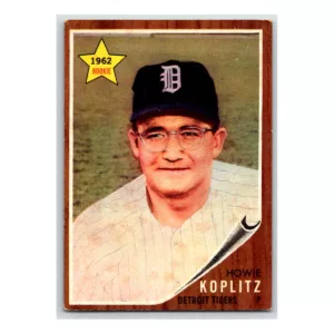 Howie Koplitz Rookie Detroit Tigers 1962 Topps