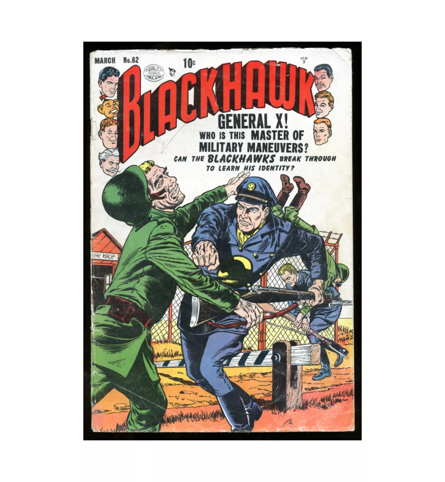 Blackhawk #62 1953 Quality Comics