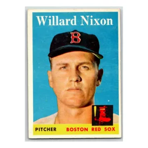 Willard Nixon Boston Red Sox 1958 Topps