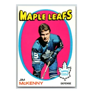 Jim McKenny Toronto Maple Leafs Topps 1971