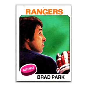 Brad Park New York Rangers Topps 1975