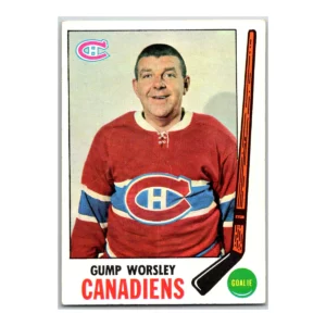 Gump Worsley Montreal Canadiens Topps 1969