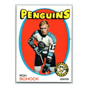 Ron Schock Pittsburgh Penguins Topps 1971