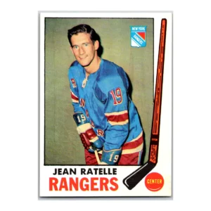 Jean Ratelle New York Rangers Topps 1969