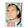 Andre Boudrias St. Louis Blues Topps 1969