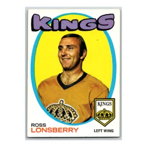 Ross Lonsberry Los Angeles Kings Topps 1971