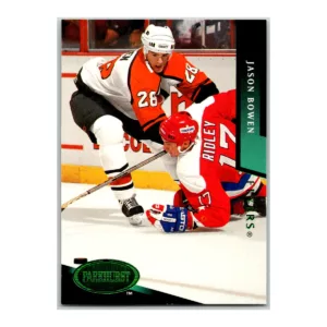 Jason Bowen Philadelphia Flyers Emerald Ice Parkhurst 1993