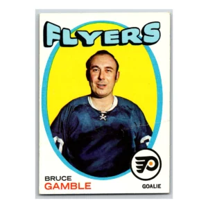 Bruce Gamble Philadelphia Flyers Topps 1971