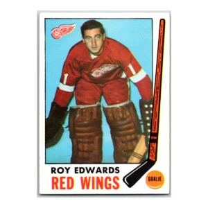 Roy Edwards Detroit Red Wings Topps 1969