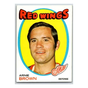 Arnie Brown Detroit Red Wings Topps 1971